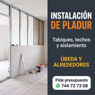 Instalador de Pladur / Tabiques, Techos y Aislamie
