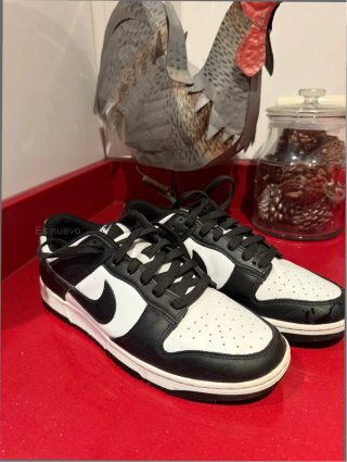 Nike Dunk Low Blanco y Negro Talla 42