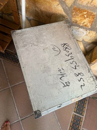 Baúl de transporte metálico