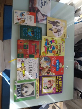 Lote 10 libros Española, Ingles