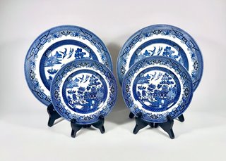 Conjunto de 4 Platos Churchill Willow