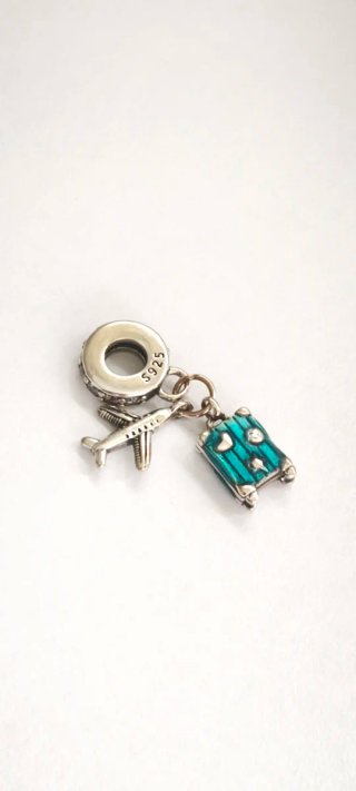 Charm de Plata S925 Viajero