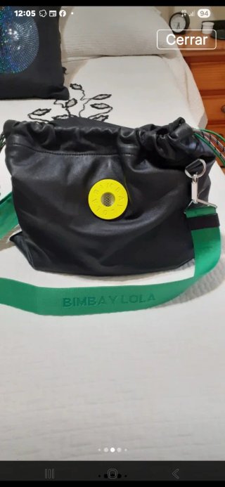 Bolso Bimba y Lola Negro y Verde