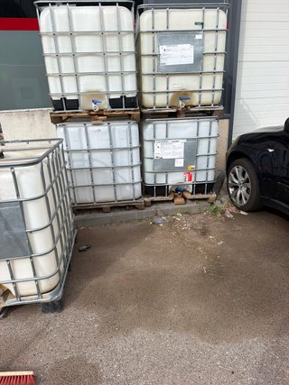 Lote de 5 Bidones IBC 1000 Litros