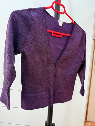 Blusa MNG Morada Talla S