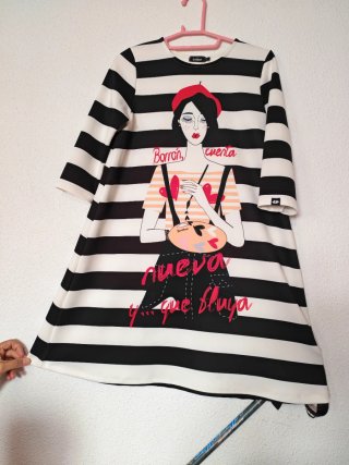 Vestido Nenha de Rayas