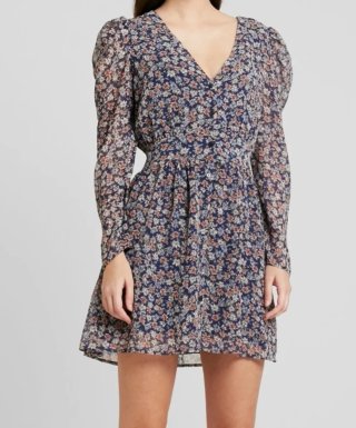 Vestido de gasa Pepe Jeans estampado