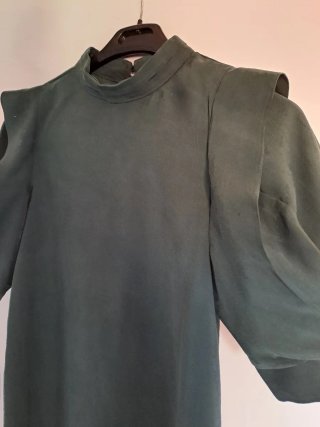 Vestido ZARA XS verde