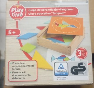 Juego de Tangram de Madera Playtive