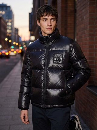 Plumas Armani Exchange Negro Talla L