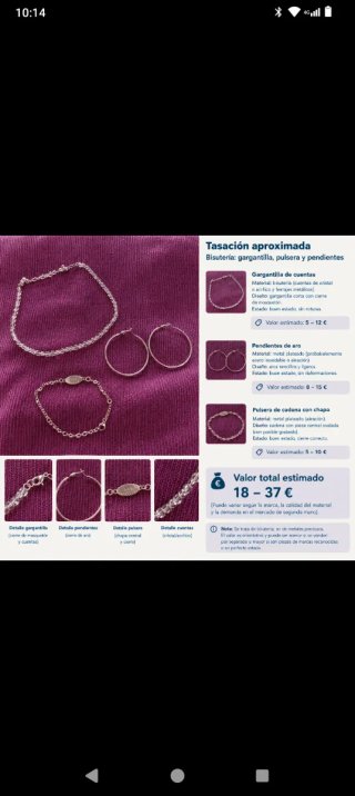 Set de Bisutería: Gargantilla, Pulsera y Aros