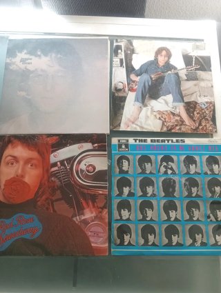 Lote 4 Vinilos The Beatles y John Lennon NO ENVIOS
