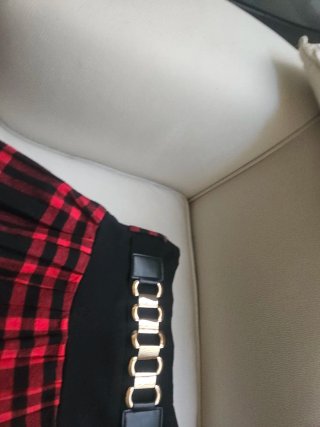 Minifalda Escocesa Roja y Negra