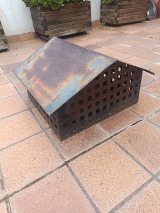 Sombrerete de chimenea de hierro