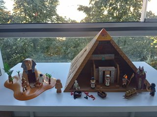Playmobil Egipto Pirámide + Esfinge 4240 4242