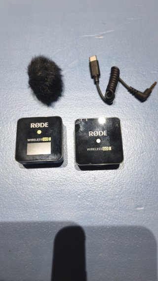 Rode Wireless GO II micro OK, receptor sin batería