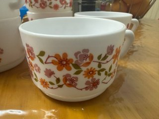 Set de 6 Tazas Arcopal Vintage