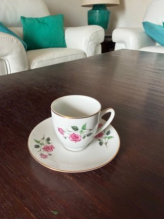 Tazzina da caffè in porcellana di Boemia