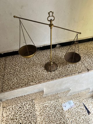 Balanza de justicia antigua