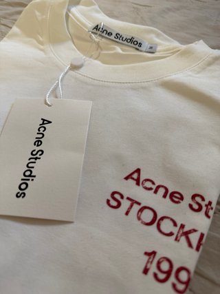 Camiseta Manga Larga Acne Studios Blanca