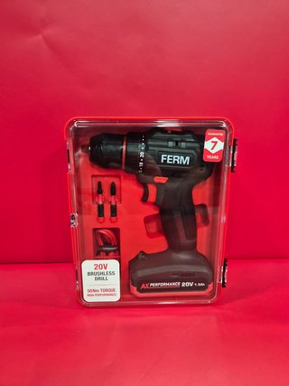Taladro / Atornillador Ferm 20V Brushless Drill