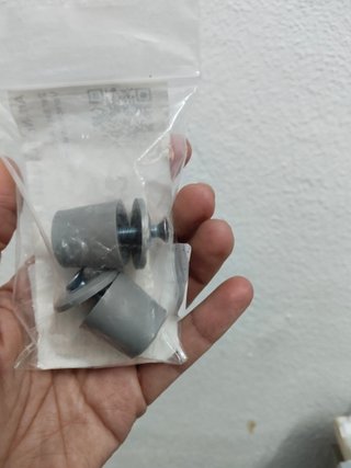 Juego de 2 topes para persianas 20 mm gris