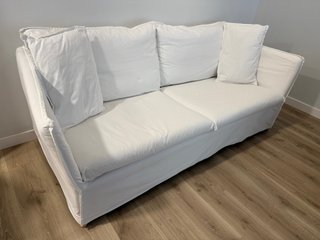 Sofá IKEA Bäcksälen 2 plazas blanco