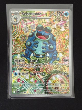 Carta Pokémon Seismitoad 105/086 ingles