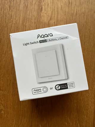 Aqara Light Switch H2 EU 2 Buttons, 1 Channel