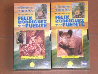 2 VHS El Hombre y la Tierra - F. Rodríguez