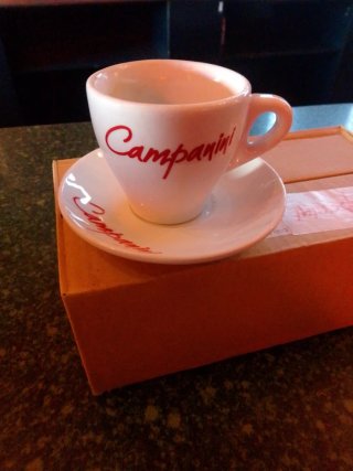 Juego de Taza y Plato Campanini 18 unidades
