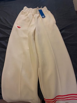 Pantalón adidas Blanco Talla XS