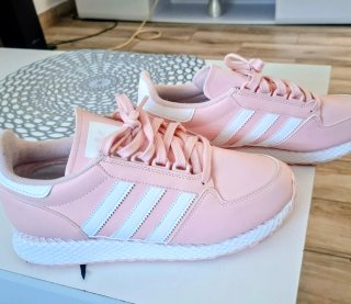Zapatillas Adidas Rosa y Blanco
