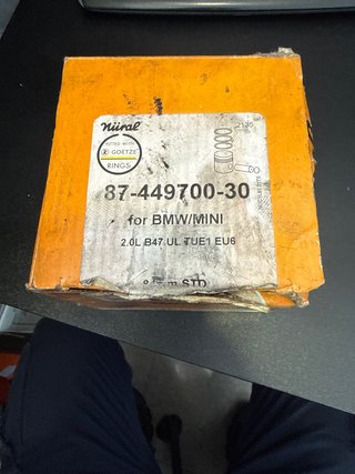 Pistón Nüral 87-449700-30 para BMW/MINI