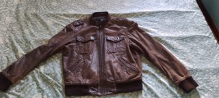 CAZADORA CUERO ZOLDIER - TALLA L
