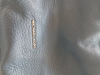 Bolso de piel Michael Kors azul