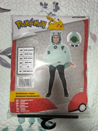 Capa Bulbasaur Pokémon Amscan