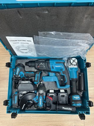Maletín Makita – Kit de 4 herramientas + baterías
