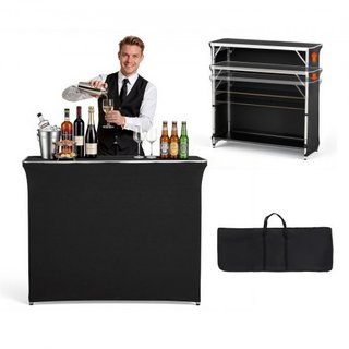 Folding Portable Bar Table, 1105 x 390 x 1010 mm,
