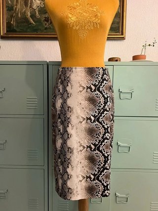 Karen Millen Pencil Skirt Snake Print Tailored
