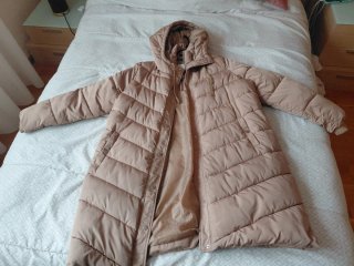 Plumífero 3/4 Beige Primark Talla XL