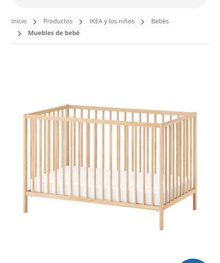 Cuna de bebé IKEA