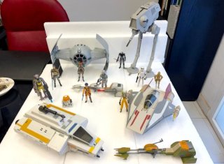 Lote Figuras y Vehículos Star Wars Rebels