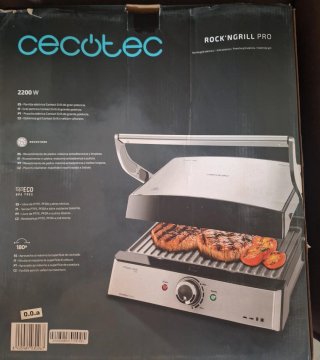 Plancha eléctrica Cecotec Rock’nGrill Pro 2200 W n