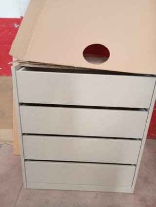 Cajonera Textil de 4 Cajones de ancho 80