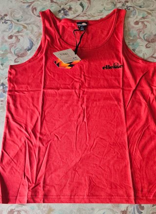 Camiseta sin mangas Ellesse roja Talla L