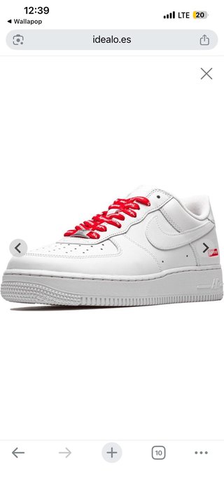 Nike Air Force 1 Supreme Blancas Talla 41