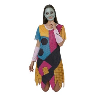 Disfraz Sally Talla L - Halloween Mujer Vestido