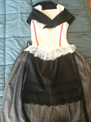 Traje de baturra o huertana adulto