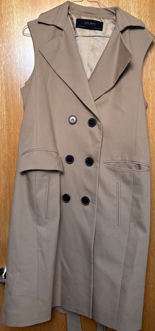 Chaleco Beige Zara Talla M